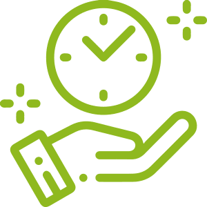 Saving time icon